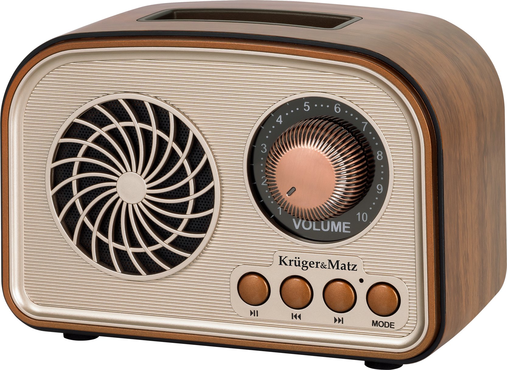 Radio Kruger&Matz Radio przenośne analogowe solarne model KM0834