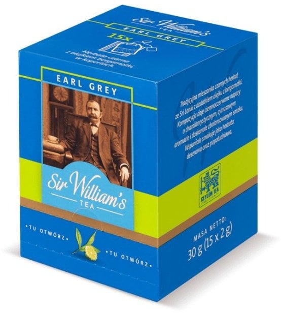 Sir Williams Herbata czarna Earl Grey 15 saszetek