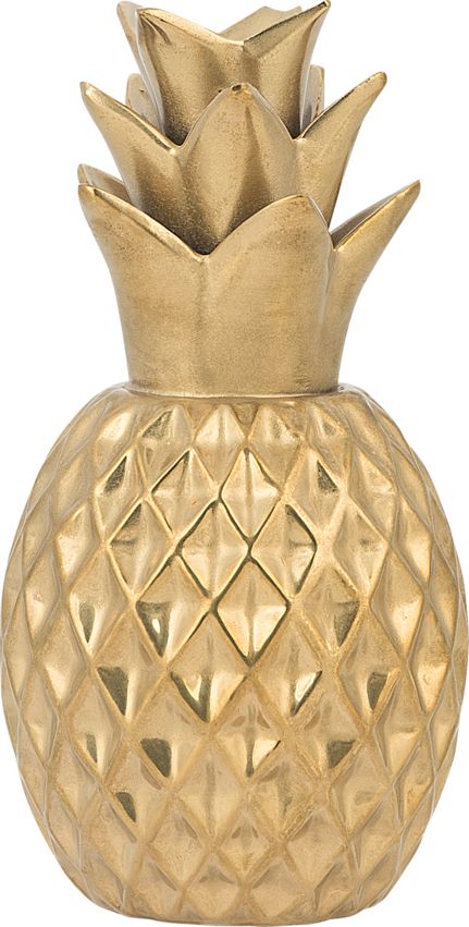 Beliani Figurka ananas złota TYANA