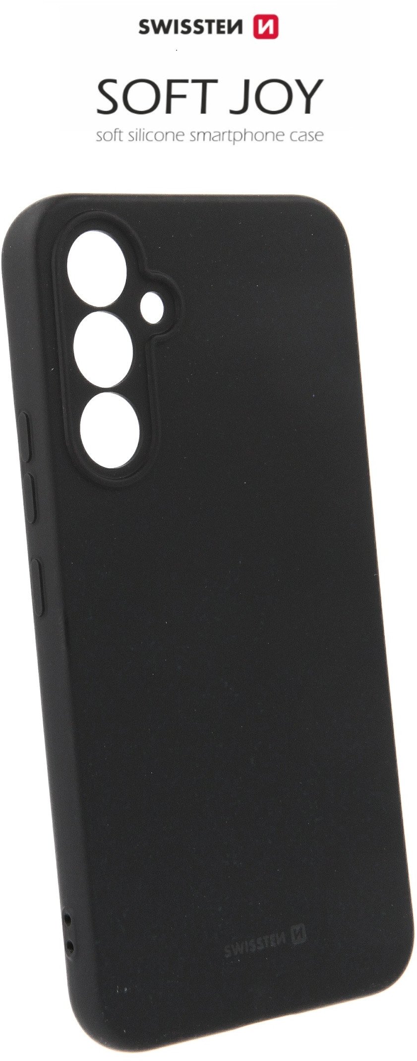 Swissten Soft Joy Silicone Case for Samsung Galaxy A54 5G Black
