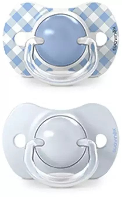 Suavinex 309059-SMOCZEK FIZJOLOGICZNY SX PRO 0-6M 2SZT NIEBIESKI WILD&FREE