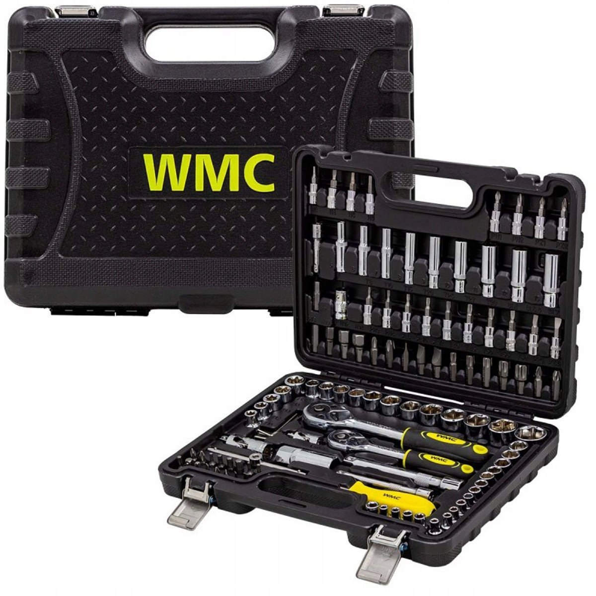 Zestaw narzędzi 108el. 1/4" i 3/8" (6-kątnych) (4-22mm)