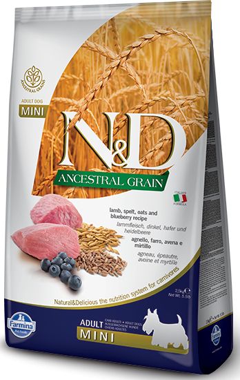 Farmina Farmina N&D Ancestral Grain canine LAMB & BLUEBERRY ADULT MINI 7kg