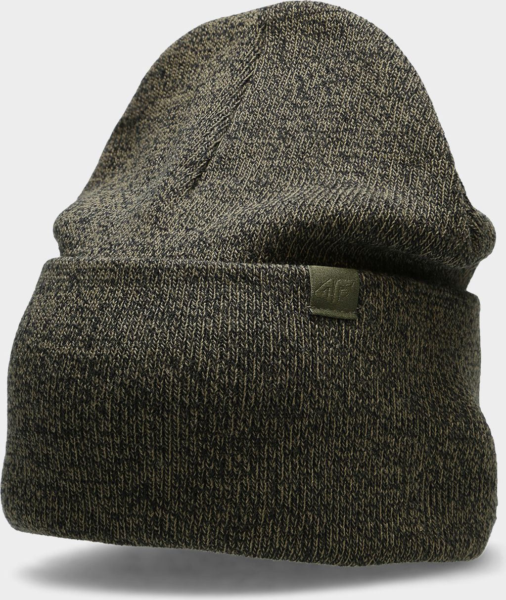 4f Czapka zimowa H4Z22-CAM005 Khaki melanż r.M