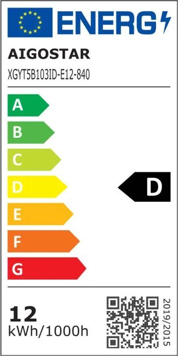 Świetlówka Aigostar Świetlówka w oprawieT5 tube set 12W 0.9m 4000K 150lm/W z kablem T5 tube set 12W 0.9m 4000K 150lm/W , with connection cable