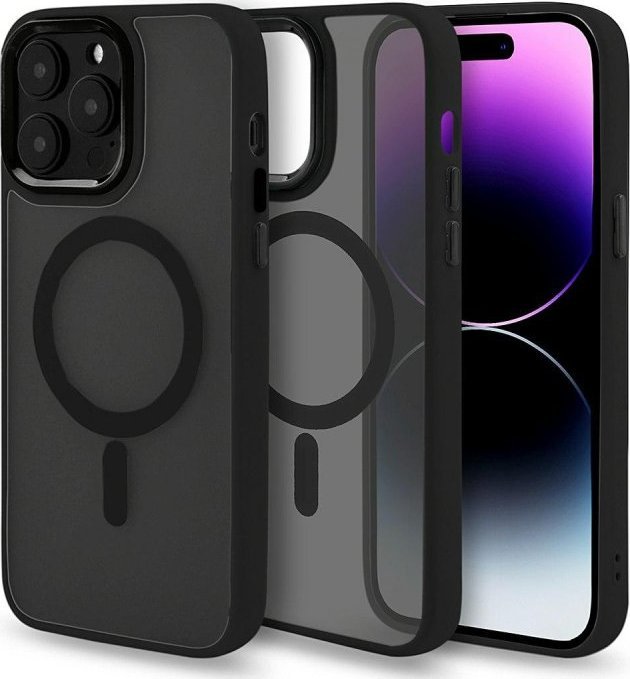 Hello Case Etui do Apple iPhone 16 Pro Max (Magsafe, Magnetyczne, Matowe, Czarne)