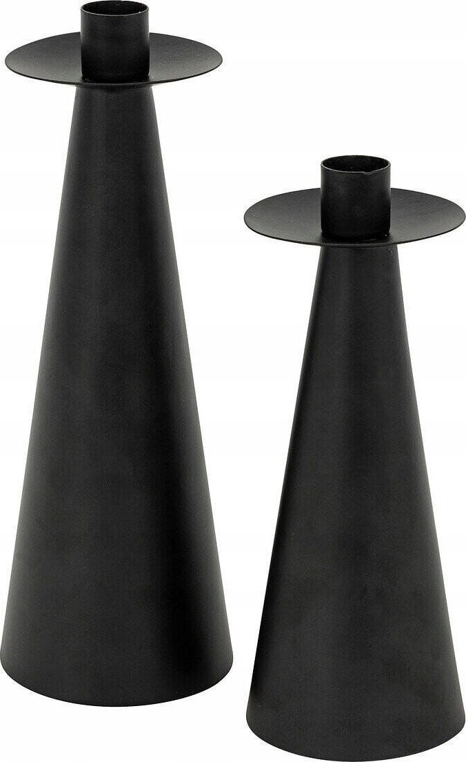 Atmosphera Zestaw metalowych świeczników, 2 szt.