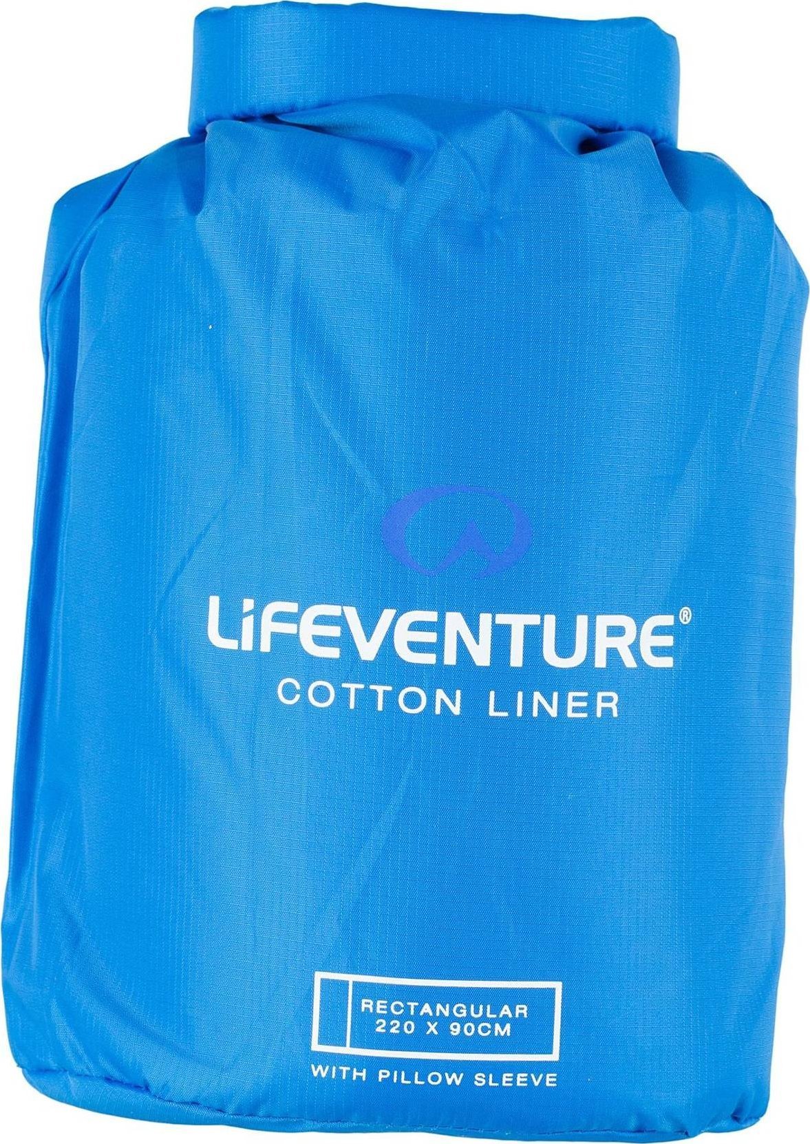 Lifeventure Wkładka do śpiwora Rectangular Blue (LM65540)
