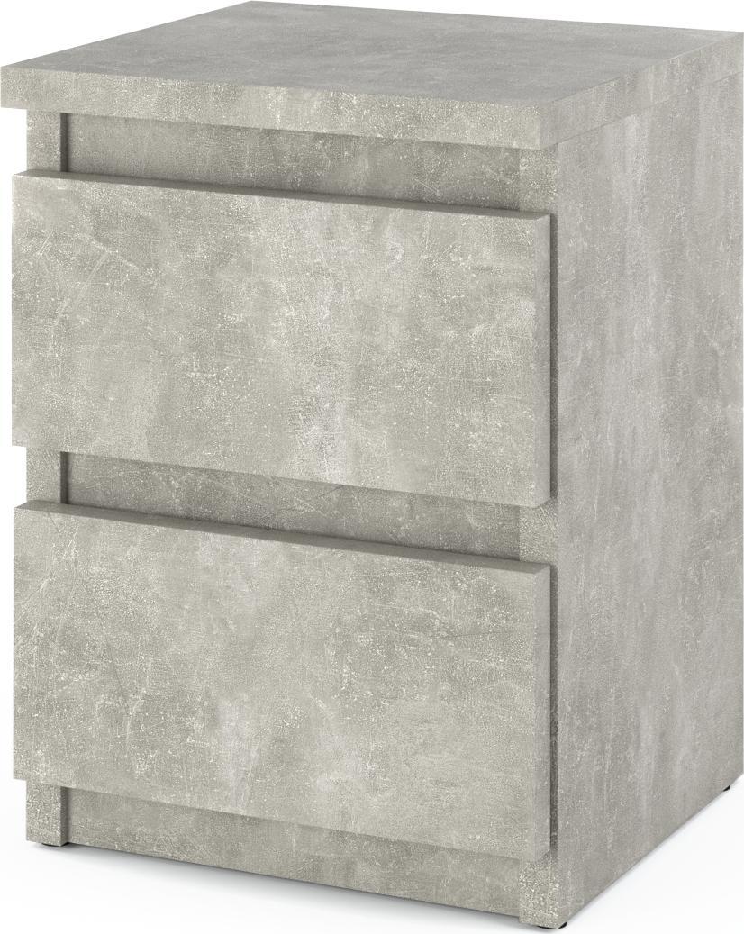 Stiv-Meble SZAFKA NOCNA BETON/BETON