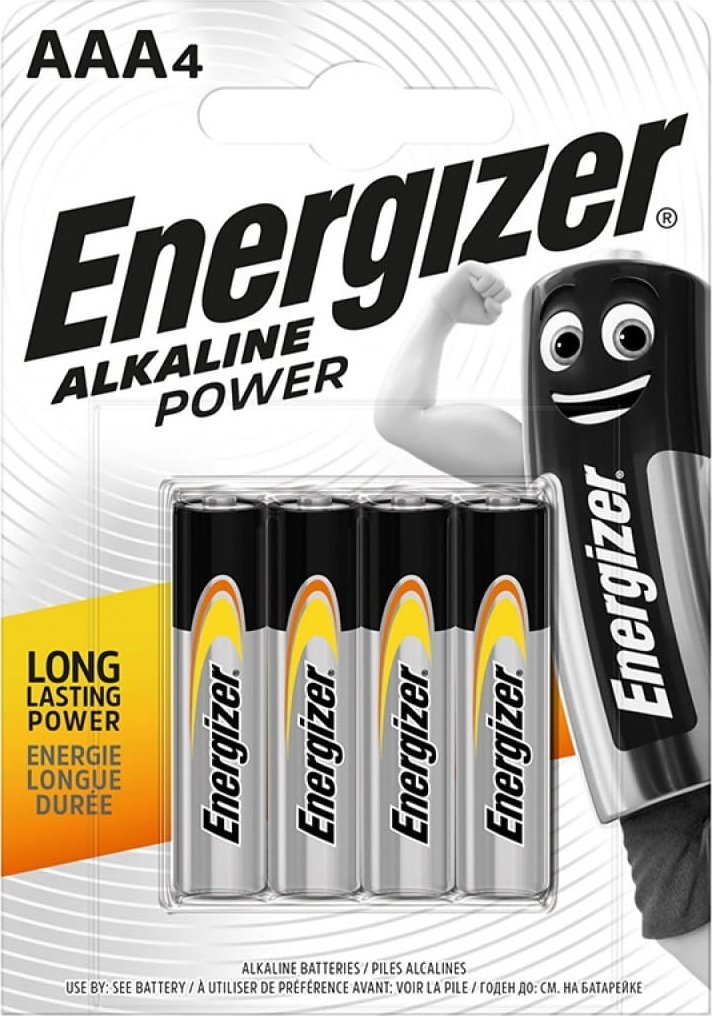 Energizer ENERGIZER BATERIE ALKALINE POWER AAA LR03 4 szt.