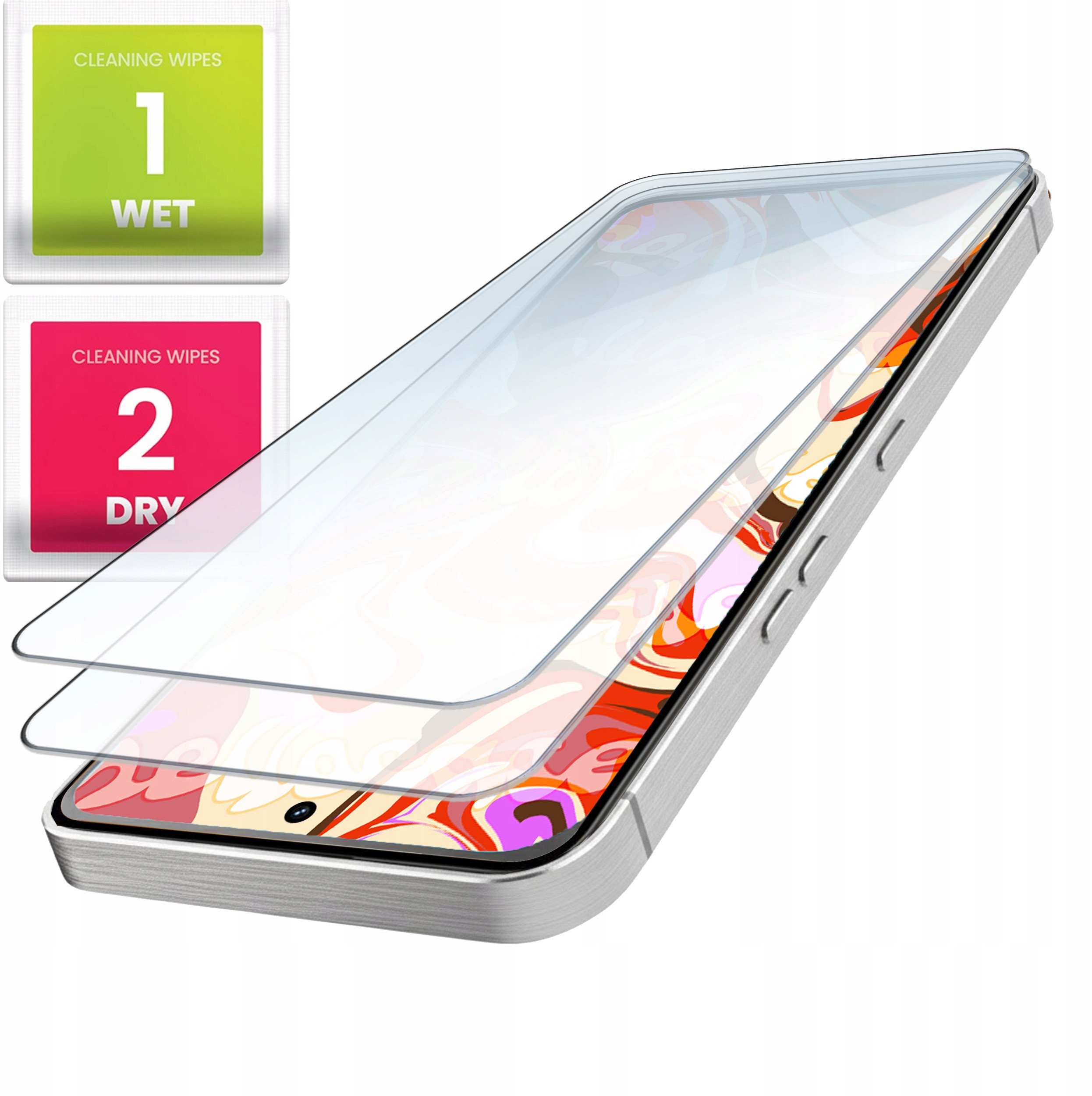 2-PAK Szkło Hartowane do Realme 14 5G / 14T 5G (9H, płaskie 2.5D, ochronne)