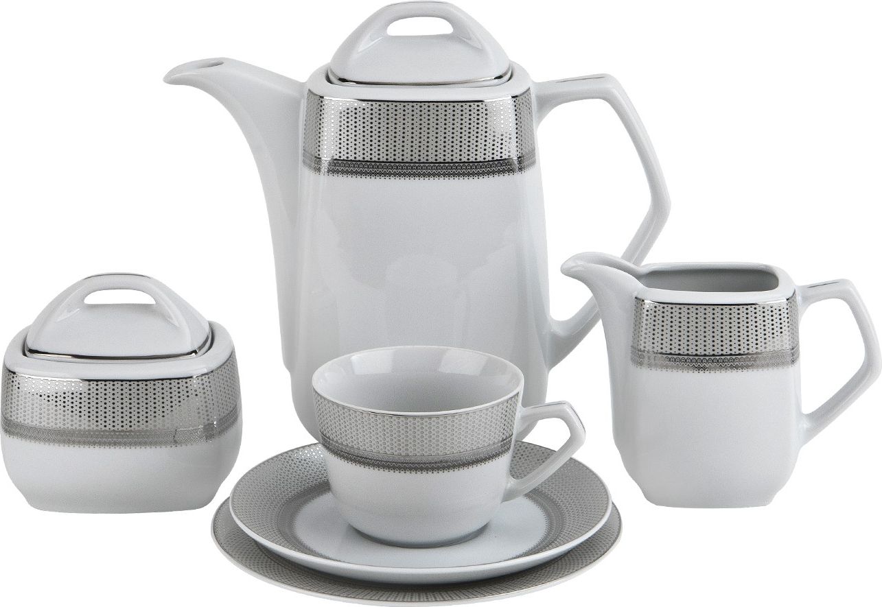 Ćmielów Serwis do kawy 12/27 Amaro Silver