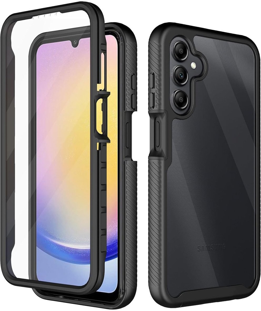 Etui pancerne 360 do Samsung Galaxy A25 5G, czarne