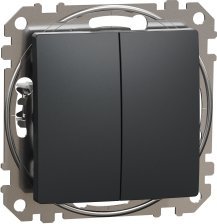 Schneider Electric Sedna Design & Elements Łącznik świecznikowy czarny antracyt SDD114105