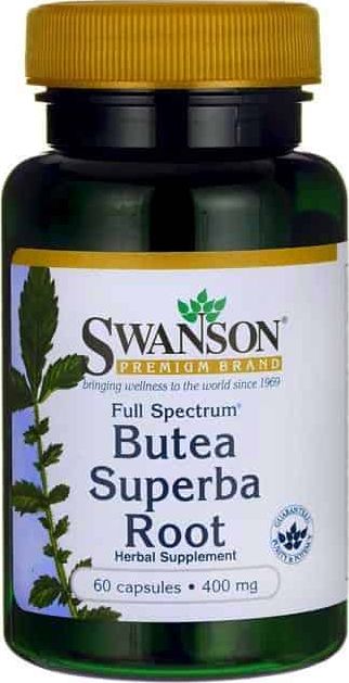 Swanson Swanson - Korzeń Butea Superba Root, 400mg, 60 kapsułek