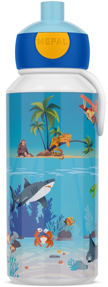 U-grow Butelka dla dzieci pop-up campus 400 ml tropical ocean