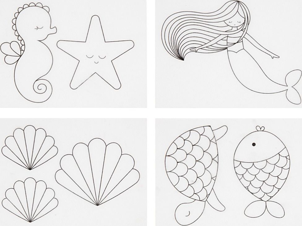 Creativ Company Folia termokurczliwa 4 ark. A6 Syrenka