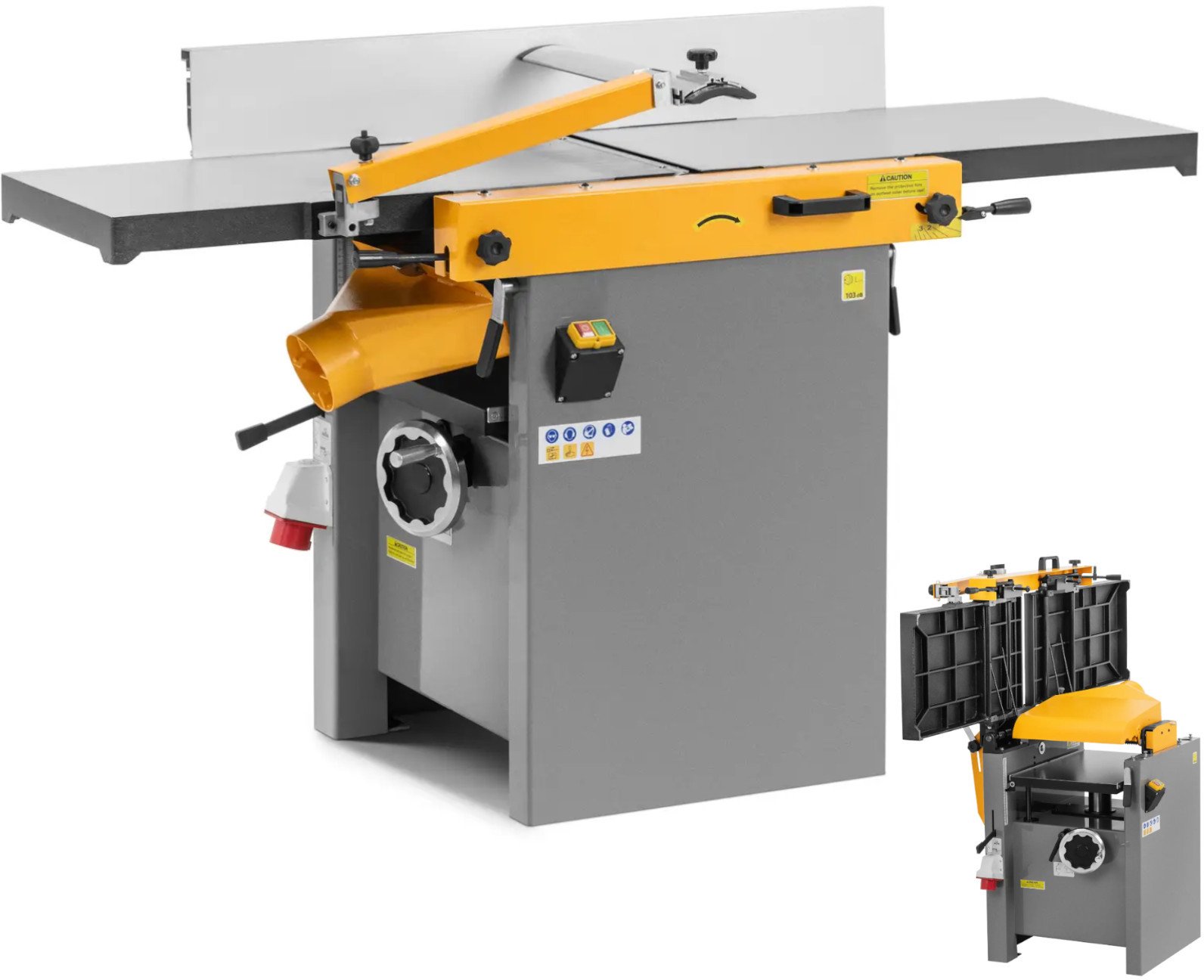 Strugarko grubościówka stolarska do drewna 400 V 4000 W Strugarko grubościówka stolarska do drewna 400 V 4000 W