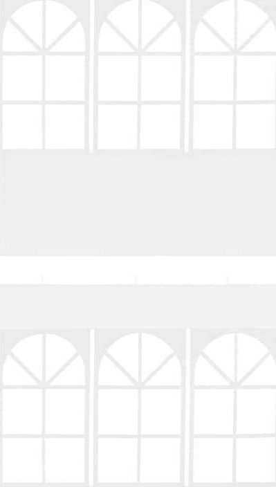 vidaXL Ścianki boczne z oknem do namiotu ogrodowego, 2 szt., PE, białe