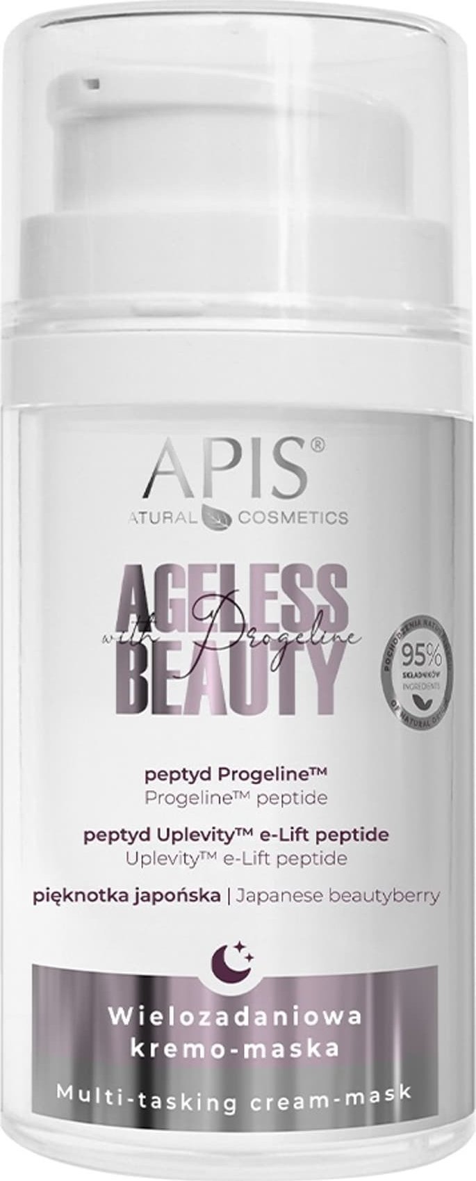 Activeshop Apis Ageless beauty with progeline wielozadaniowa kremo-maska na noc z progeliną 50 ml