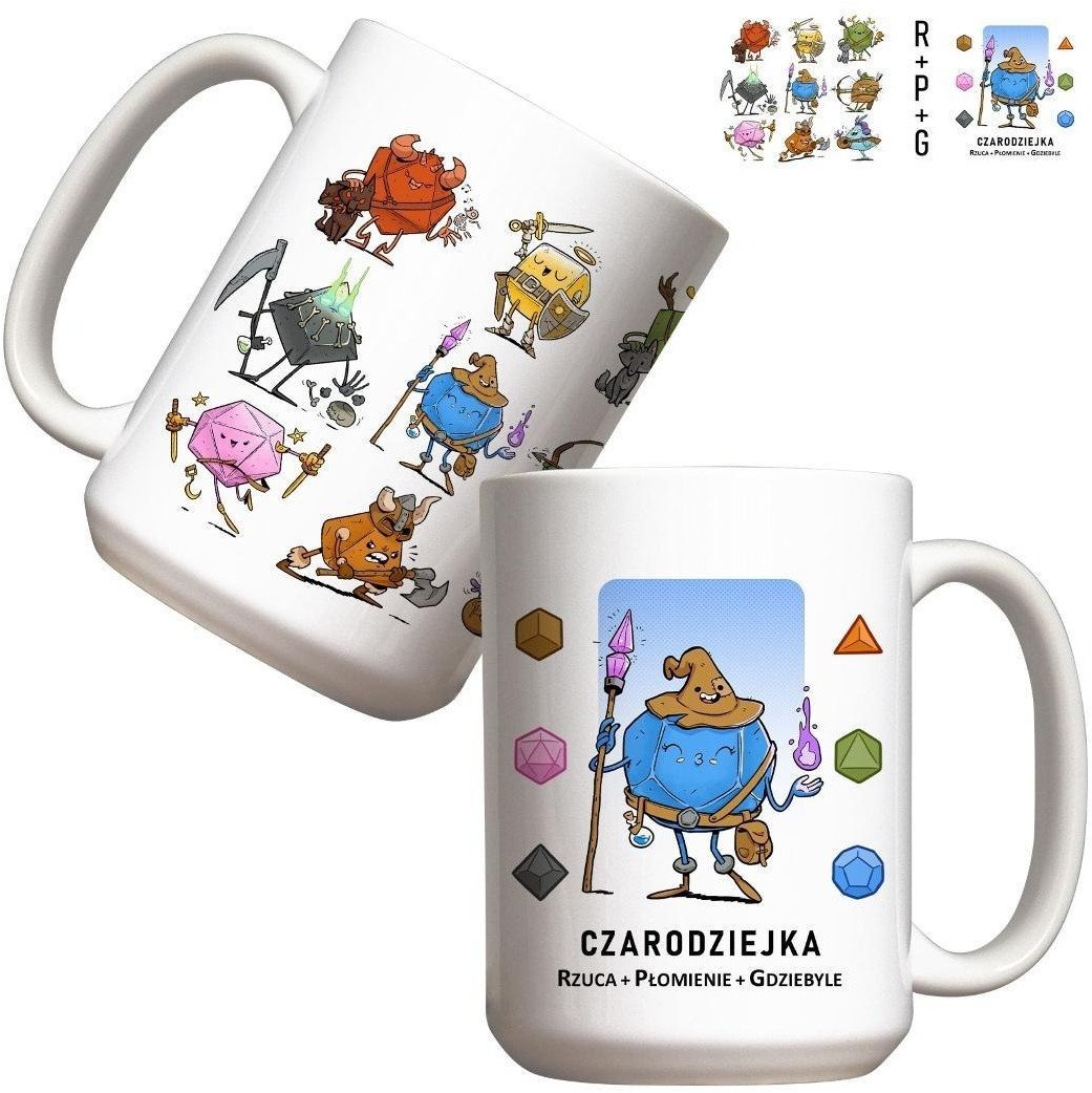 Kubek - RPG - Czarodziejka 440ml