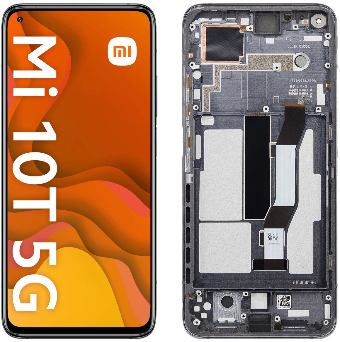 Wyświetlacz do Xiaomi Mi 10T Pro 5G LCD M2007J3SG Ekran Czarny Ramka