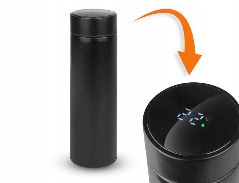 Kubek termiczny wskazujący temperaturę, 500ml