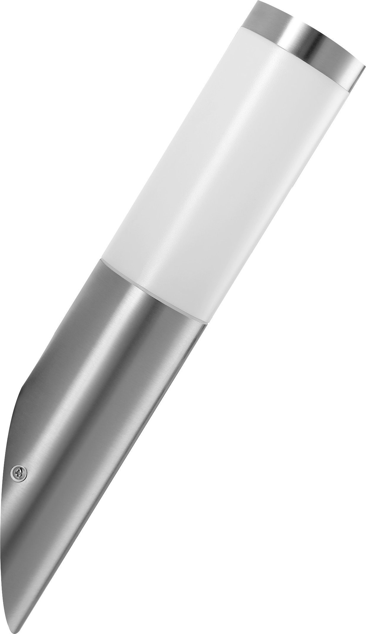 EDERA oprawa ogrodowa, E27, max. 15W, IP44, skos, stal nierdzewna