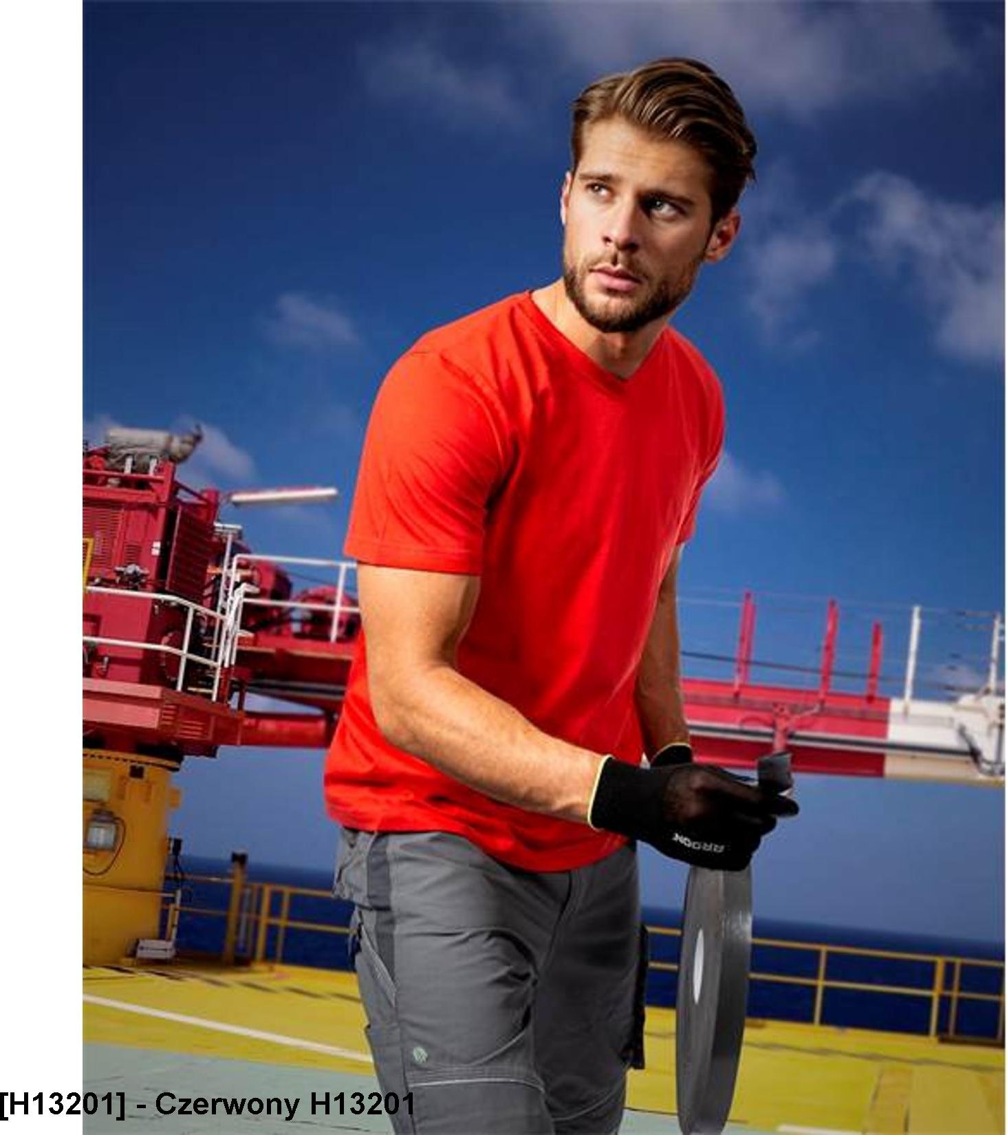 Ardon ROMA - koszulka t-shirt - Czerwony H13201 M