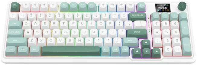 Klawiatura Redragon K719WG Pro Galatin Mint Mambo (K719WG-RGB-PRO)
