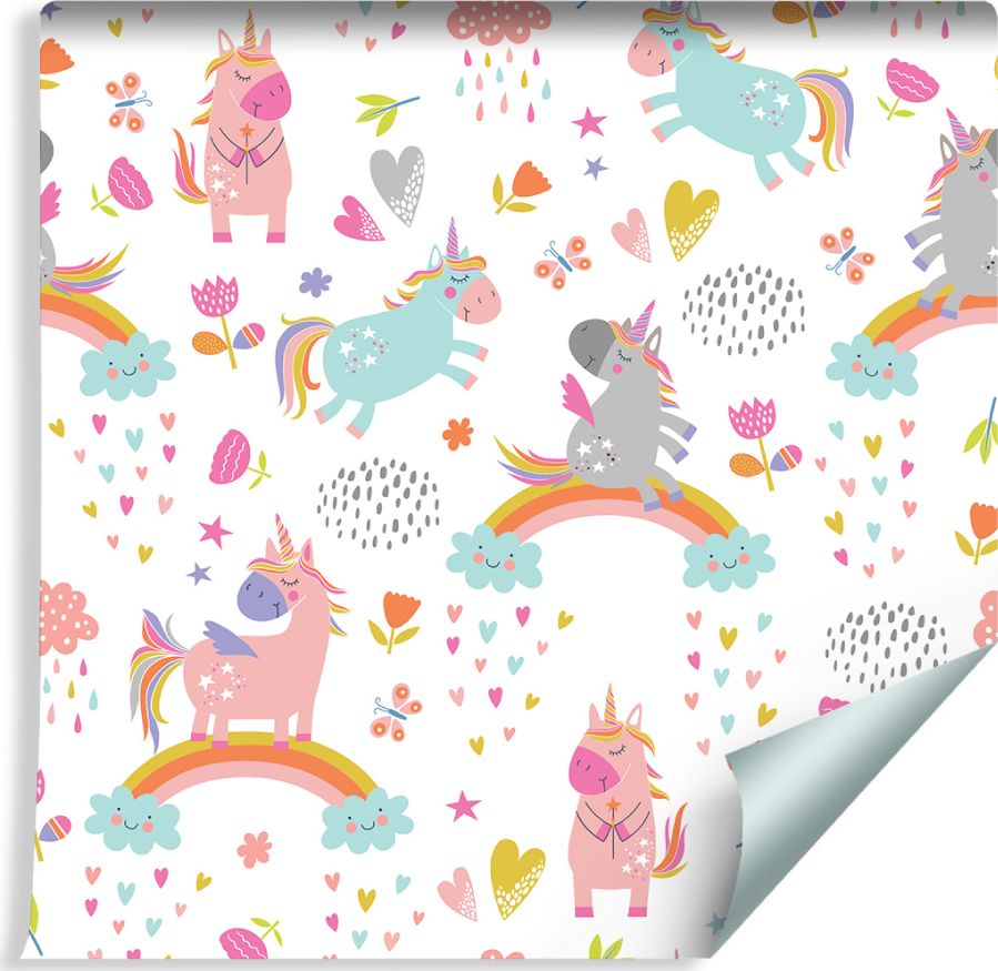Muralo Tapeta Dla Dzieci - Magiczne Jednorożce