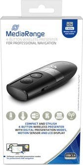 MediaRange MediaRange Präsentationsfernbedinung digital 4Tasten schwarz