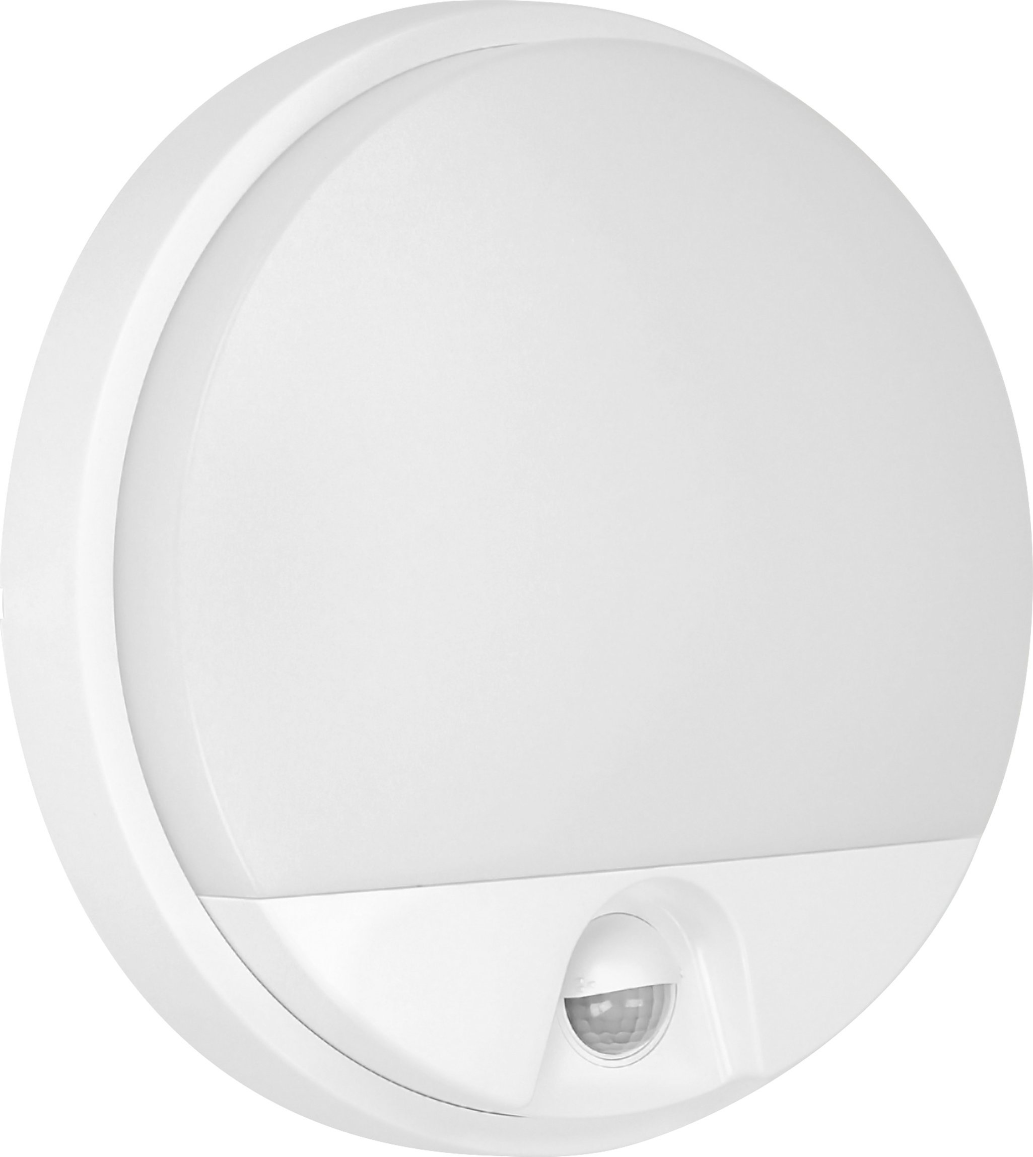 Kinkiet Orno AGAT LED 10W, oprawa ogrodowa z czujnikiem ruchu 140°, 800lm, IP54, 4000K, biała