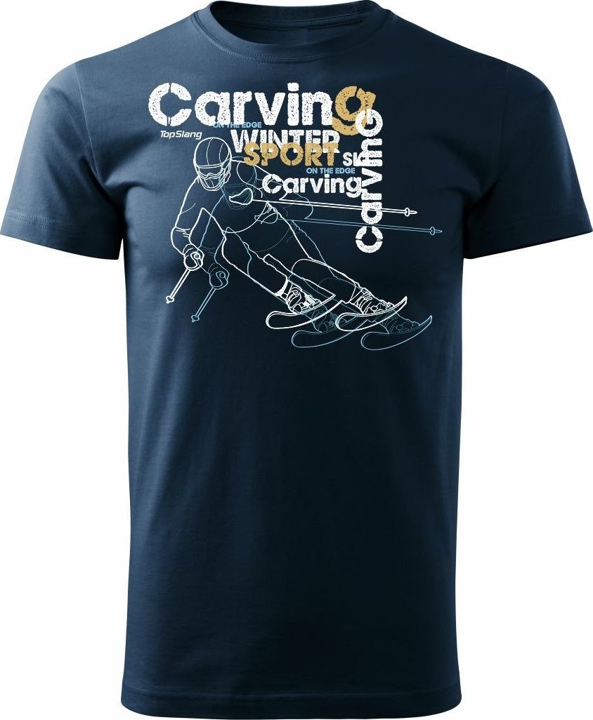 Topslang Koszulka narty narciarz Carving męska granatowa REGULAR M