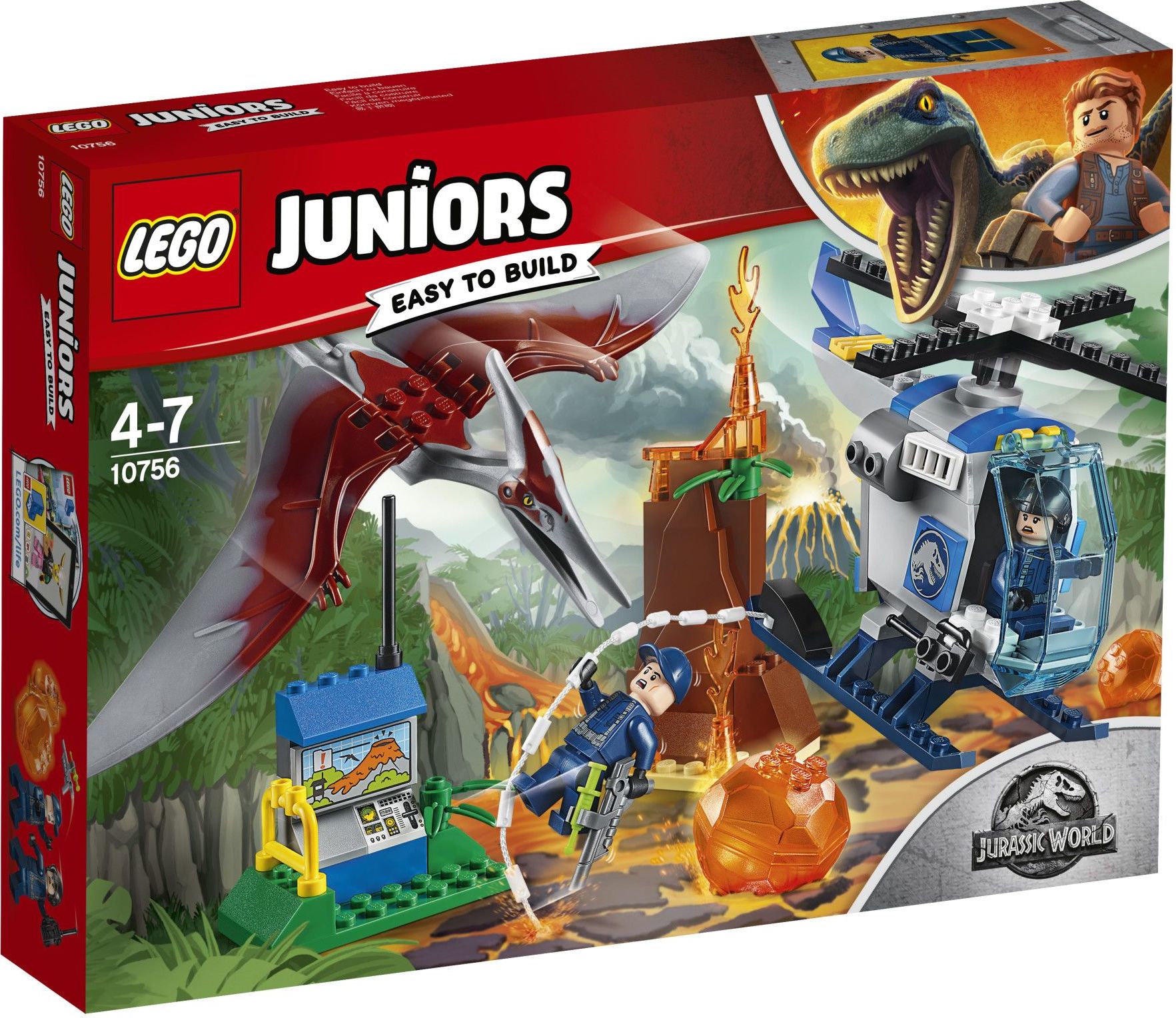 LEGO Juniors Jurassic World Ucieczka przed pteranodonem (10756)