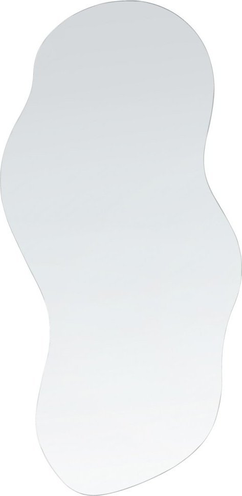 Beliani Lustro ścienne 33 x 80 cm srebrne AUXERRE