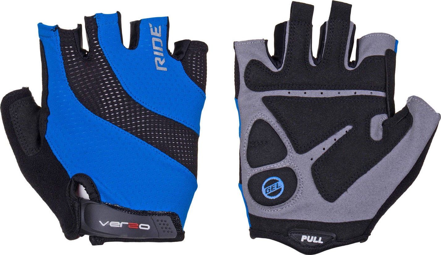 Verso Rękawiczki rowerowe Verso SB-01-7034-B czarno-niebieskie M