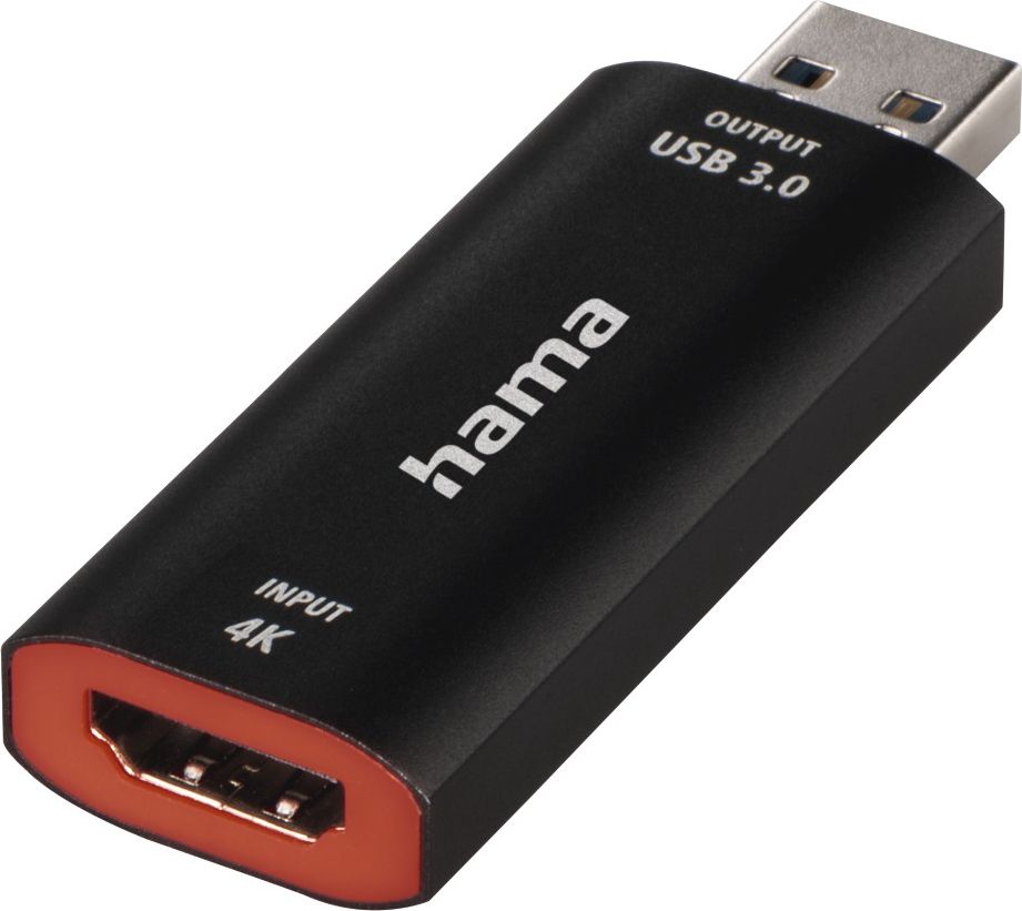 Adapter USB Hama USB - HDMI Czarny (74257)
