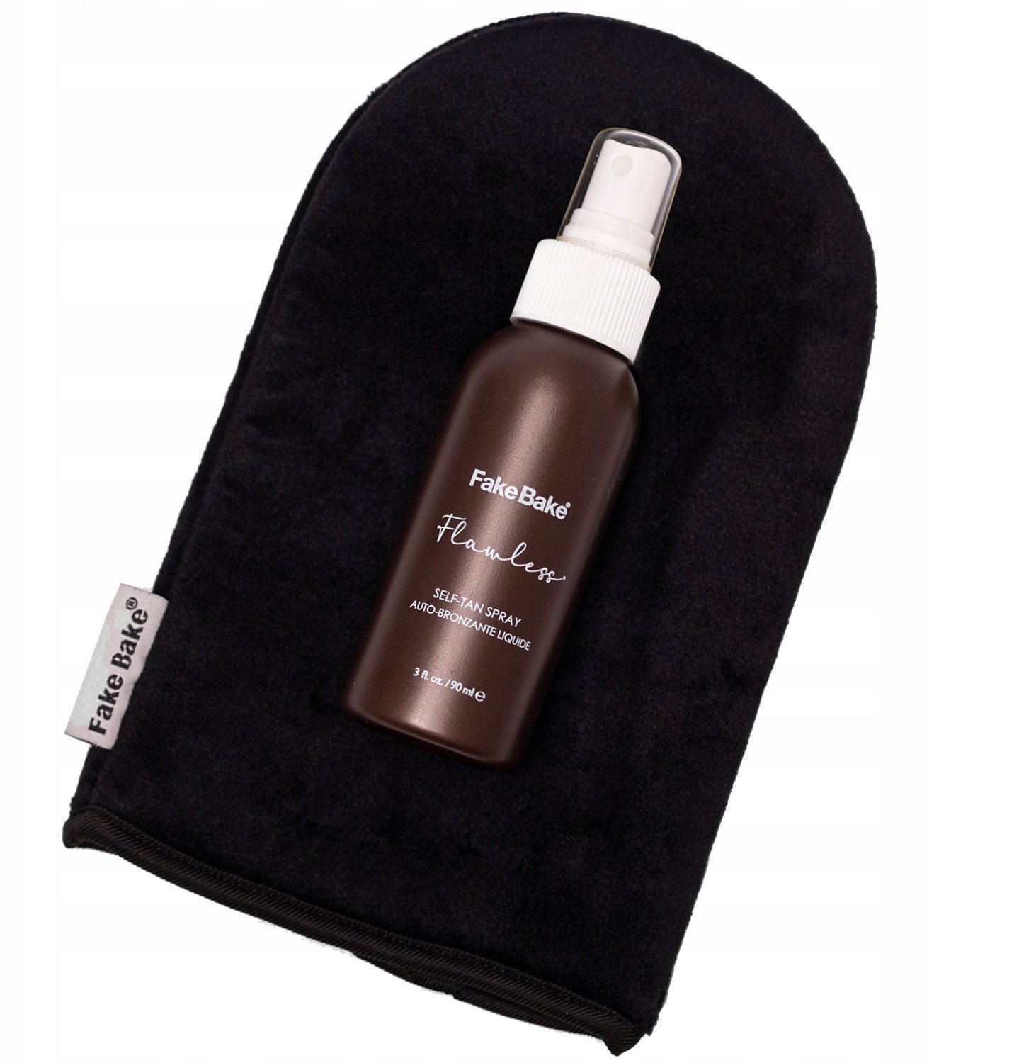 Fake Bake Travel Tan & Go Flawless Samoopalacz w płynie 90ml + Rękawica