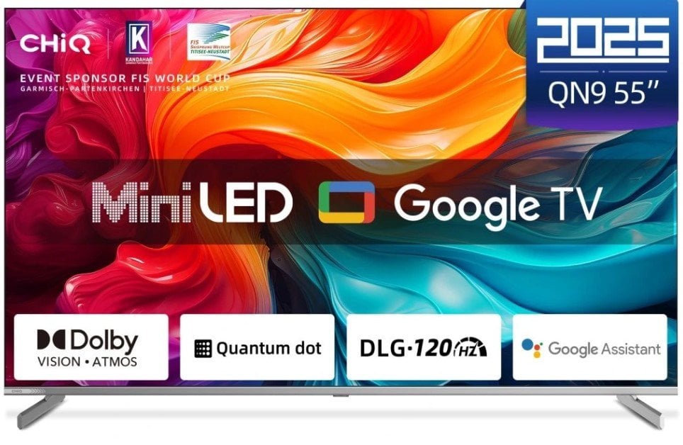 Telewizor CHiQ M55QN9V Mini LED 55'' 4K Ultra HD Google TV