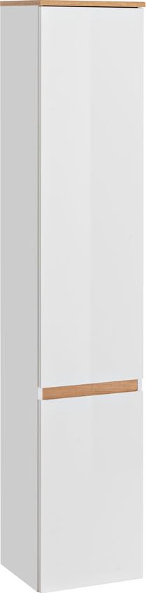 Elior Podwieszany słupek łazienkowy - Sewilla 2X Biały połysk