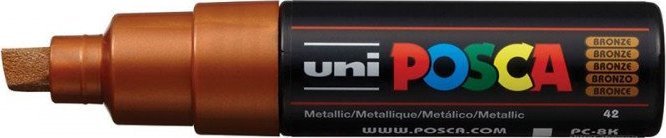 Uni MARKER PLAKATOWY UNI POSCA PC-8K JASNO-BRĄZOWY