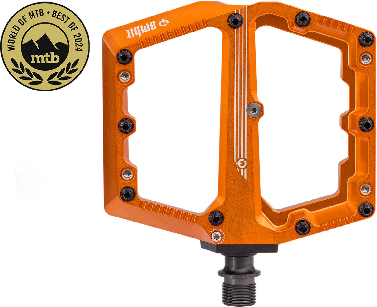AMBIT HAXN HOITA Limited CNC pedały platformowe MTB klasy premium Rozmiar: L, Wybierz kolor: Orange