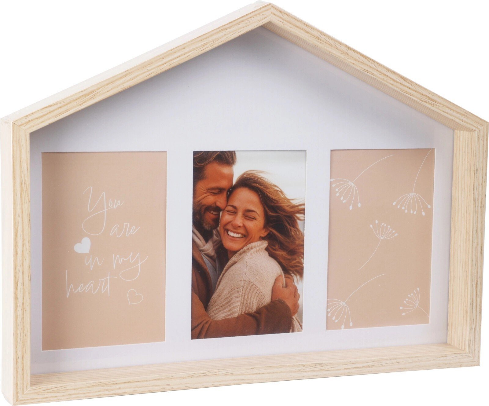 Ramka na zdjęcia w kształcie domku, 37 x 40 x 27 cm