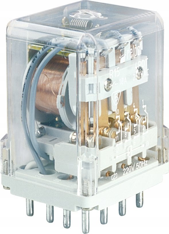 Relpol Przekaźnik przemysłowy 4P AgNi 10A/ 250V AC 24VDC R15-2014-23-1024 863812