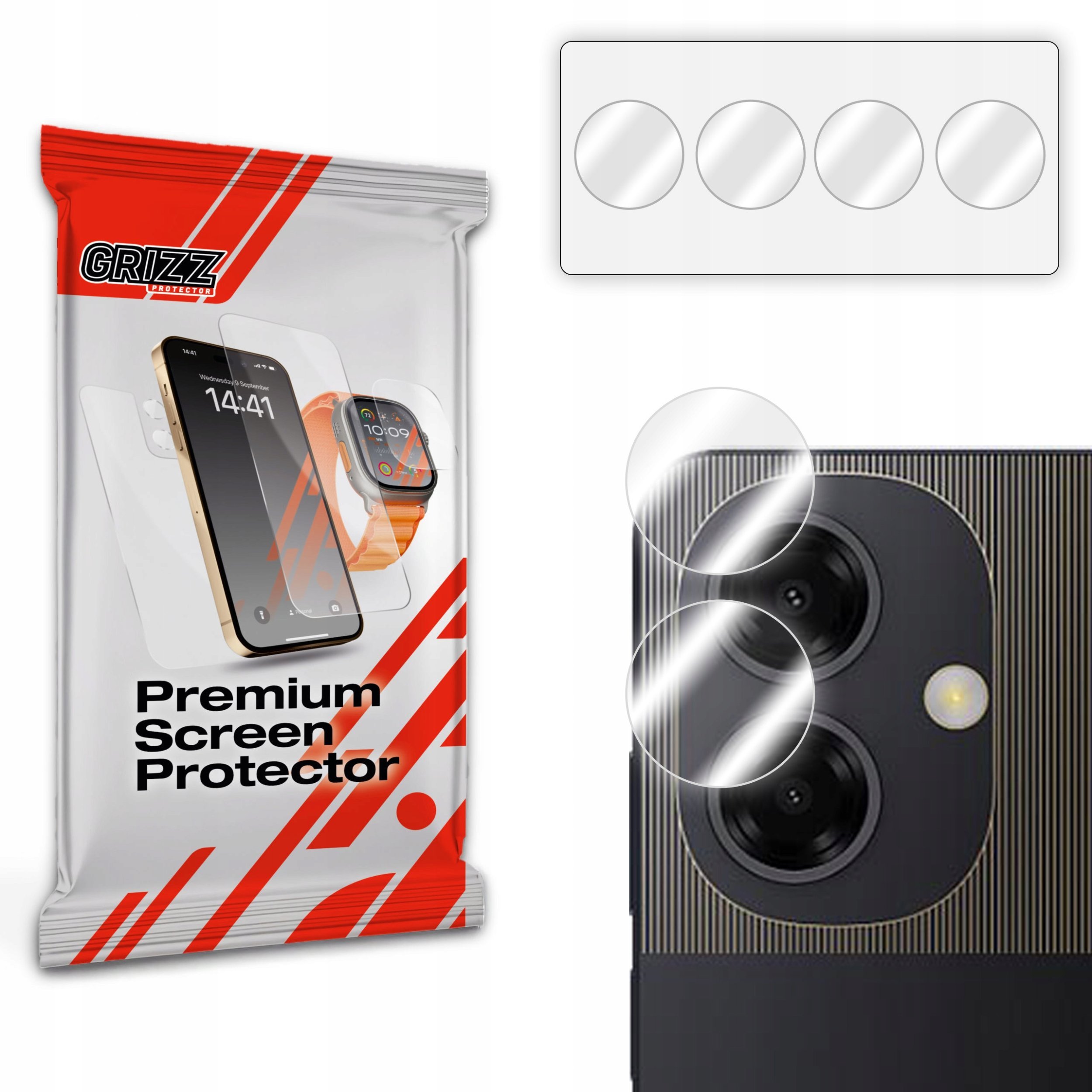 Szkło na aparat GrizzGlass HybridGlass Camera do Coolpad CP12 Neo