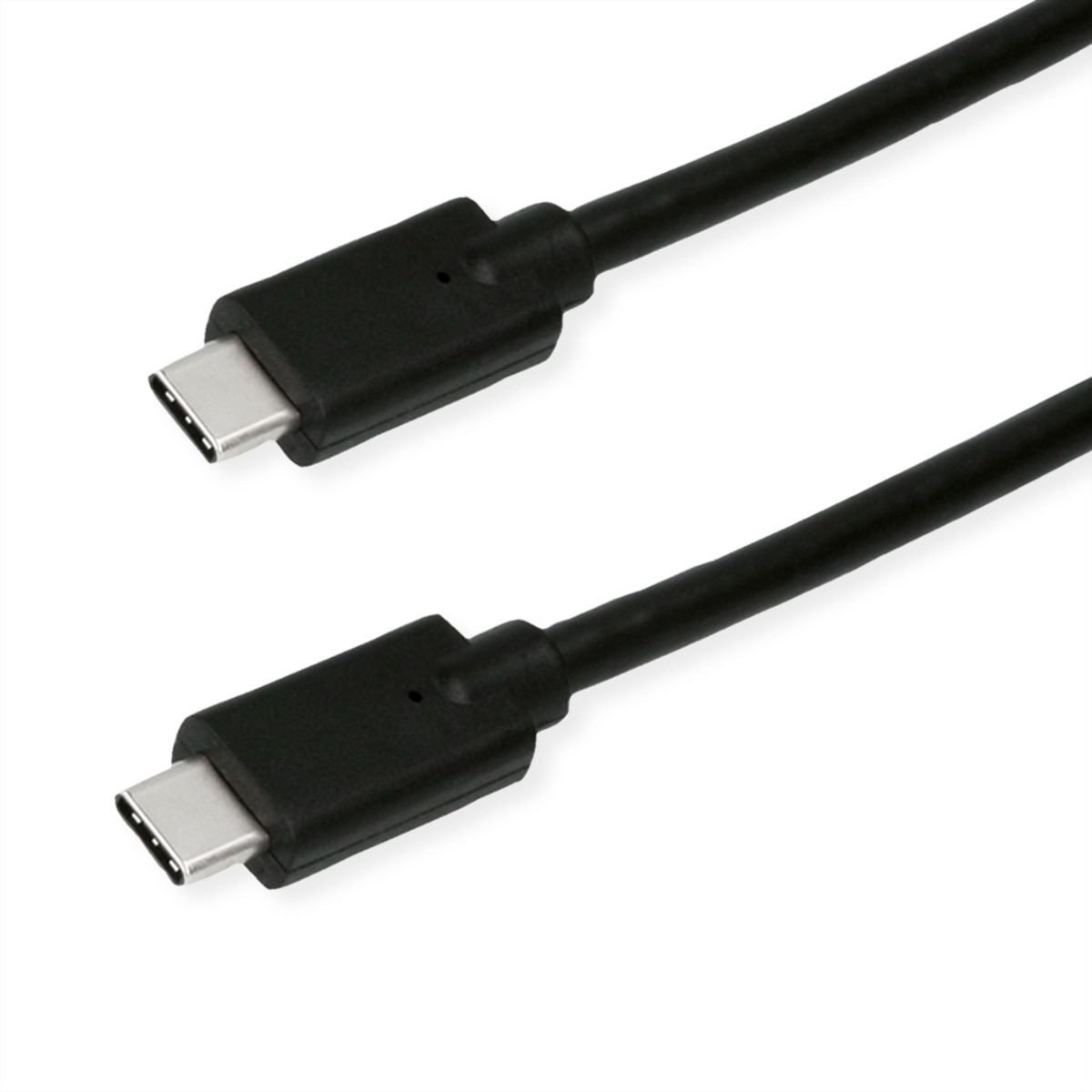 Kabel USB Roline USB-C - USB-C 1 m Czarny (11.44.9071)