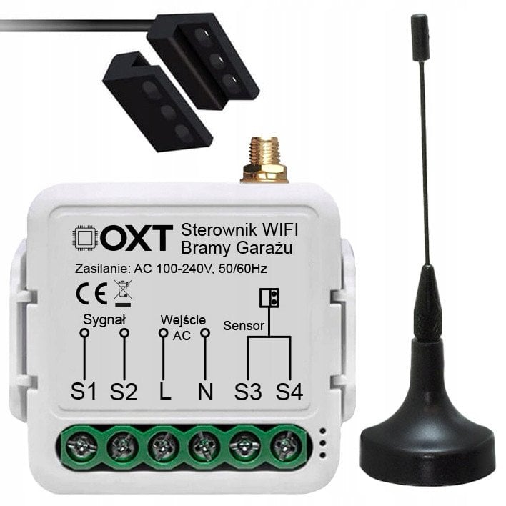 Moduł OXT do silników bramowych z anteną i sensorem WiFi TUYA