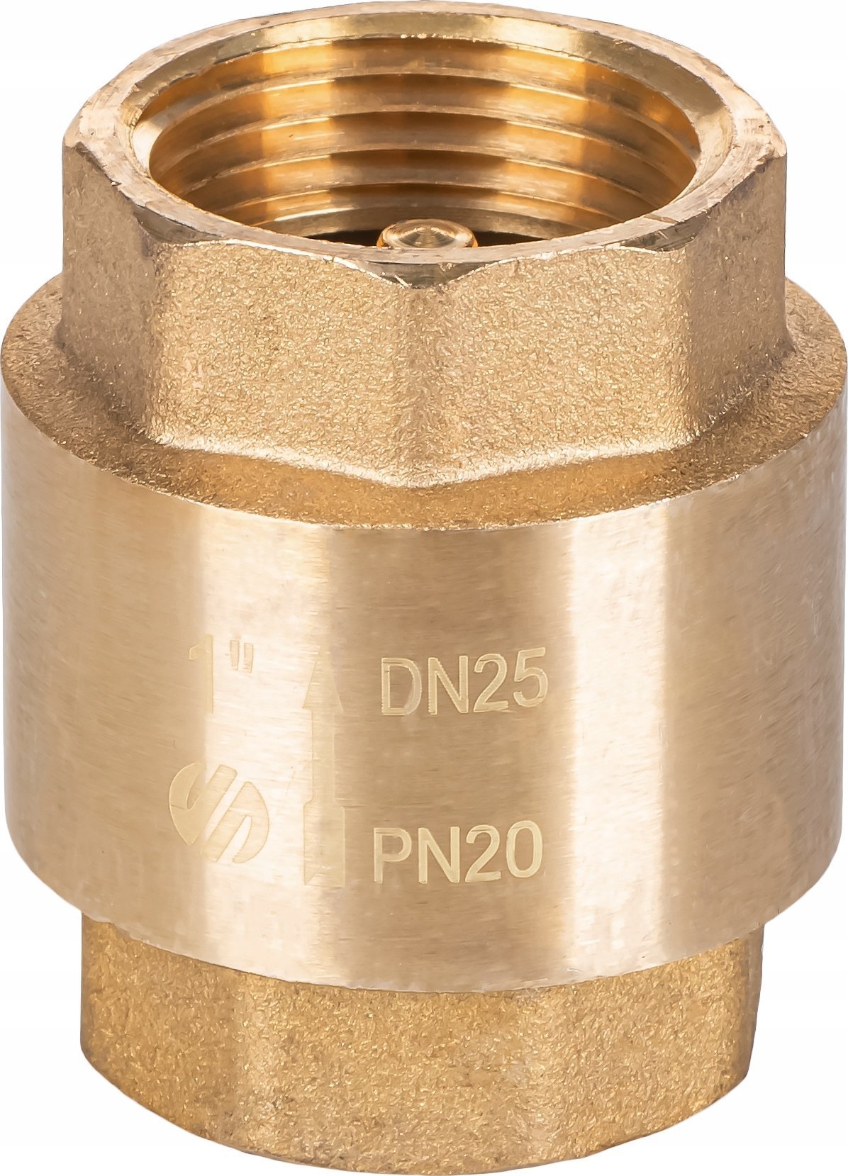 Zawór zwrotny STOP z zamknięciem metalowym GW/GW 1GW x 1GW