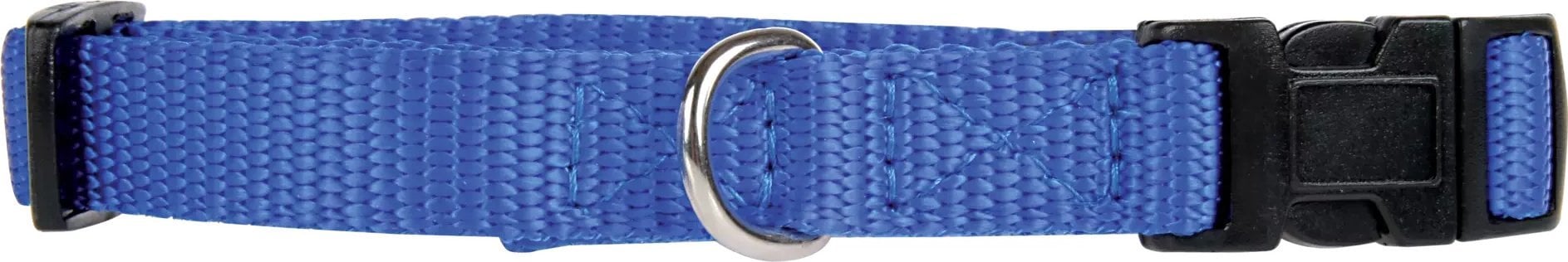 Zolux ZOLUX Obroża dla psa nylonowa taśma 25/35cm 10mm kol. niebieski